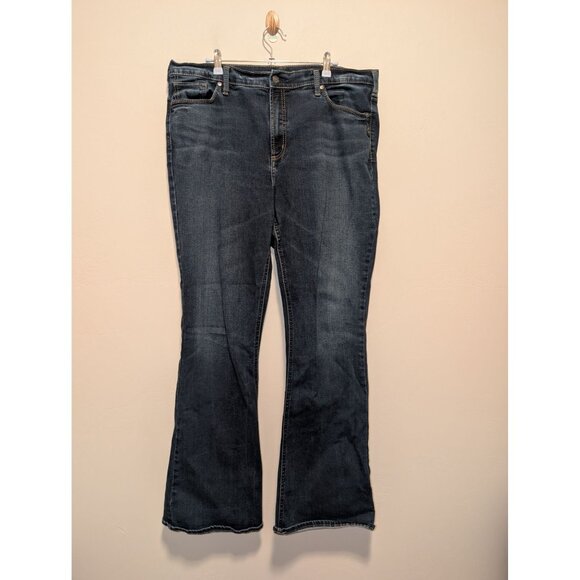 Silver Jeans Calley bootcut w36/l33 dark wash high rise western - Picture 1 of 4
